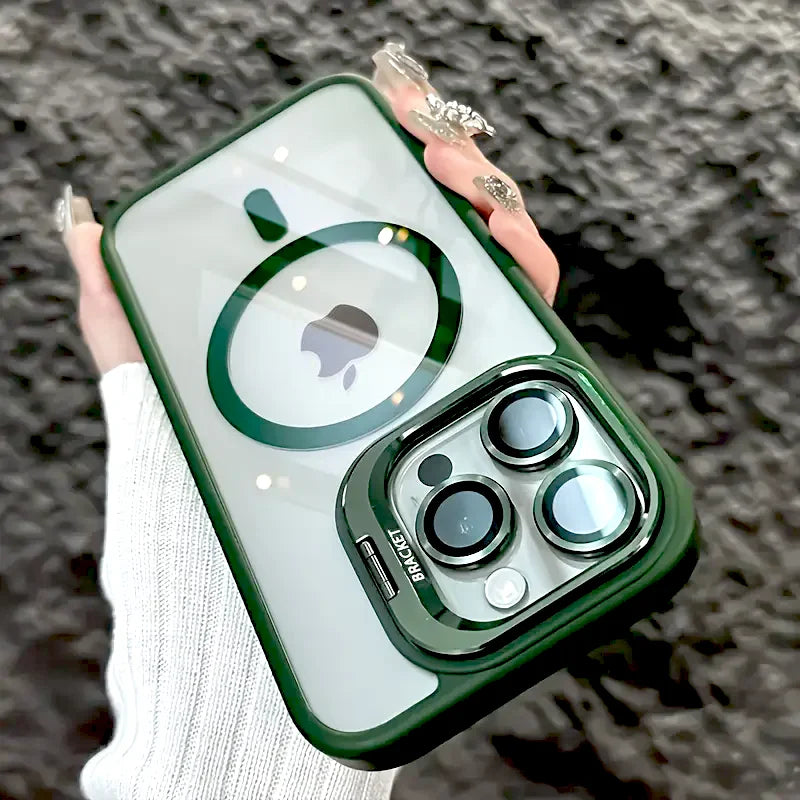 Case iPhone Transparente com MagSafe e Proteção de Lente