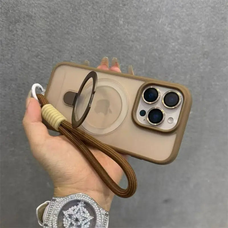 Case iPhone Candy Bicolor com Alça e MagSafe