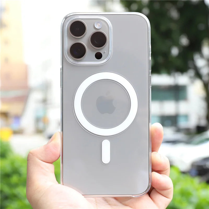Case iPhone Original Transparente com Carregamento MagSafe