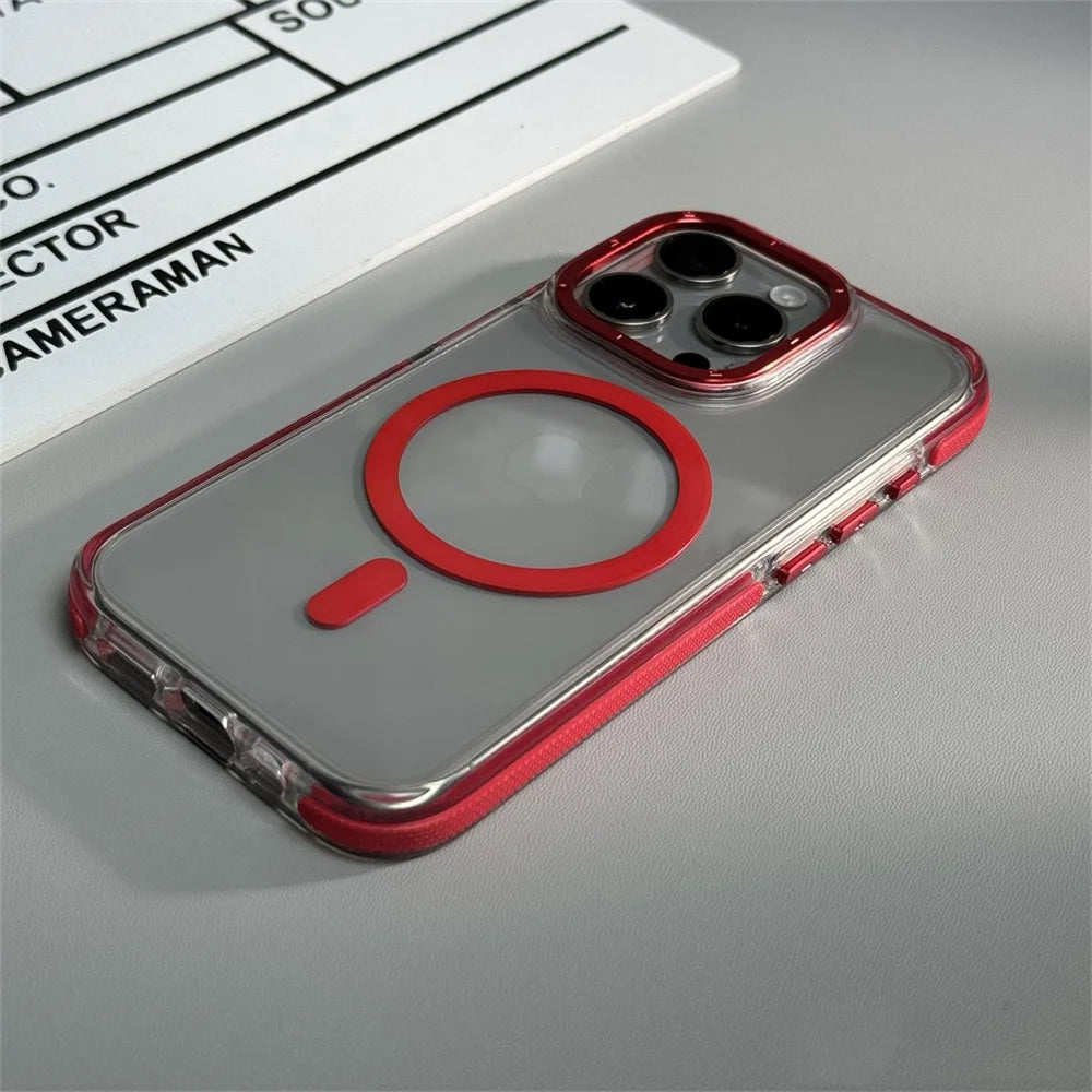 Case iPhone Transparente Anti-Impacto e MagSafe