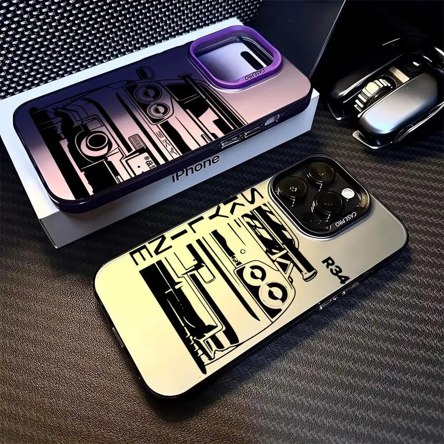 Case iPhone JDM Carros Esportivos em Silicone