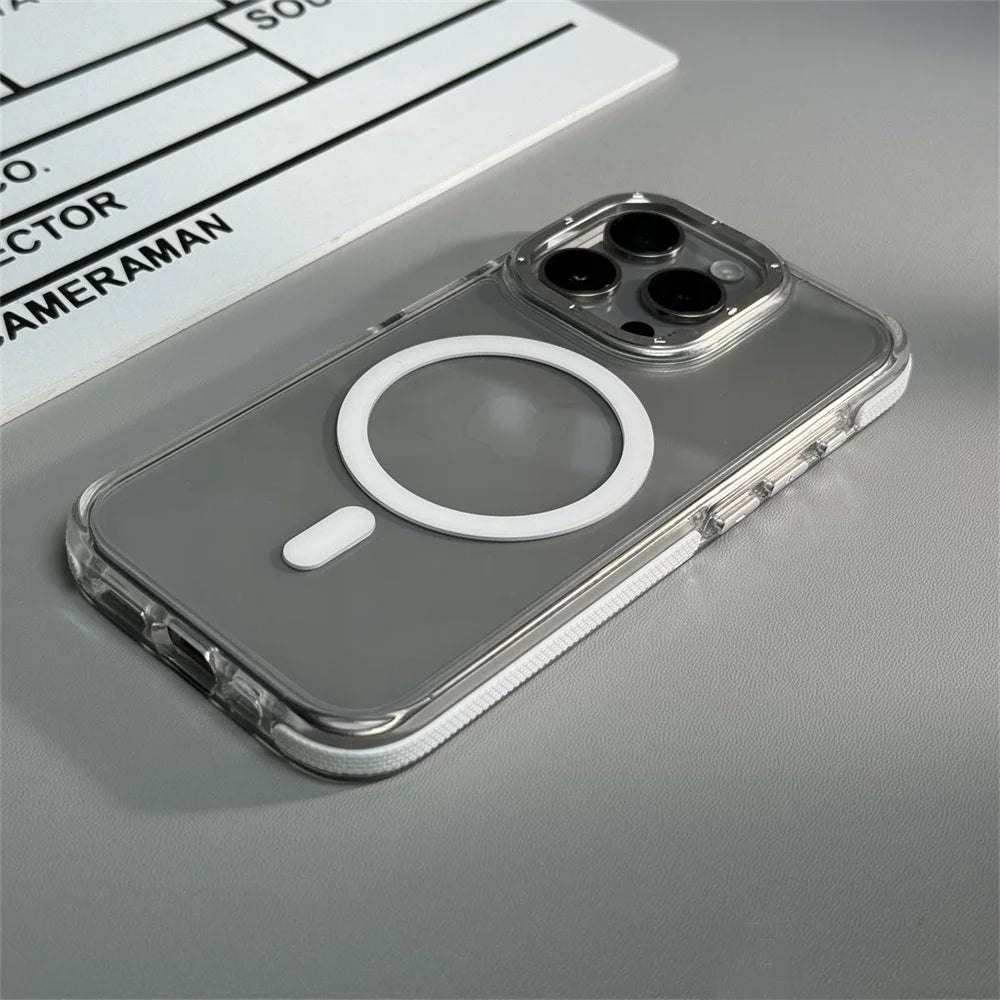 Case iPhone Transparente Anti-Impacto e MagSafe