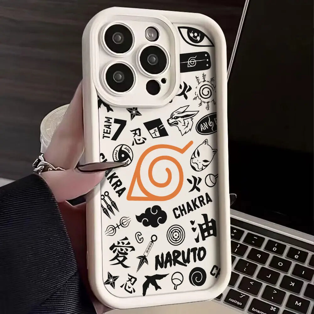Case iPhone Anime Naruto Akatsuki em Soft TPU