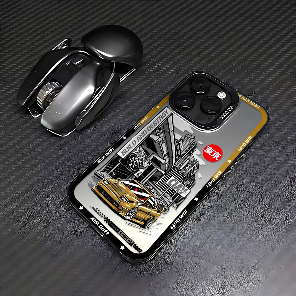Case iPhone JDM Drift Car Fosca Anti-Impacto