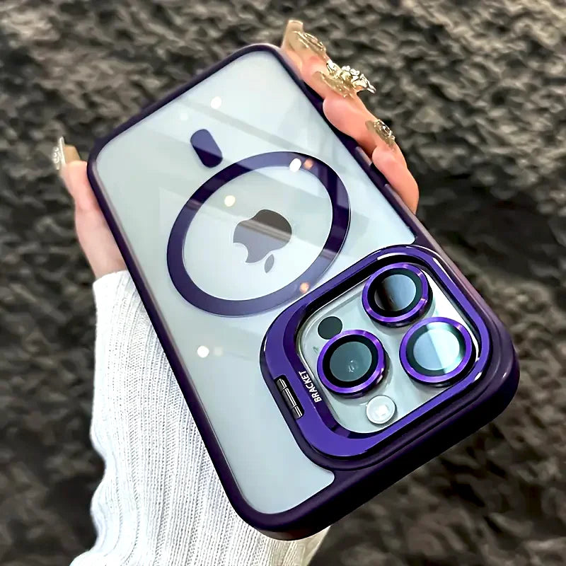 Case iPhone Transparente com MagSafe e Proteção de Lente