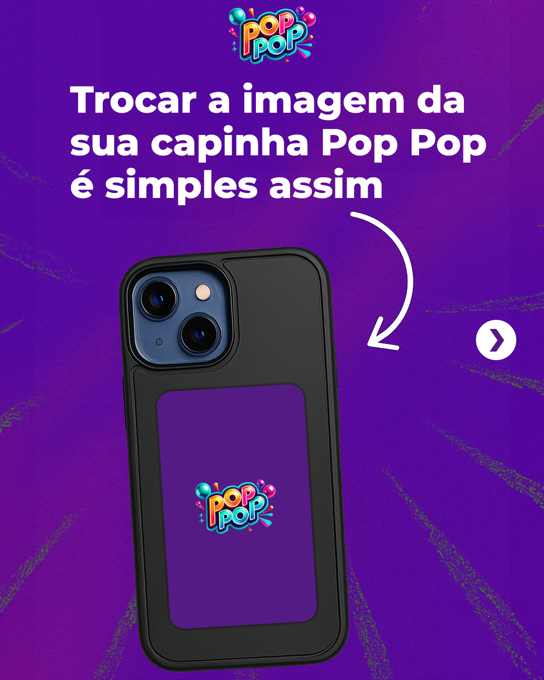 PopPop® e-Ink NFC – Mude a imagem da sua capinha com 1 toque (sem bateria!)