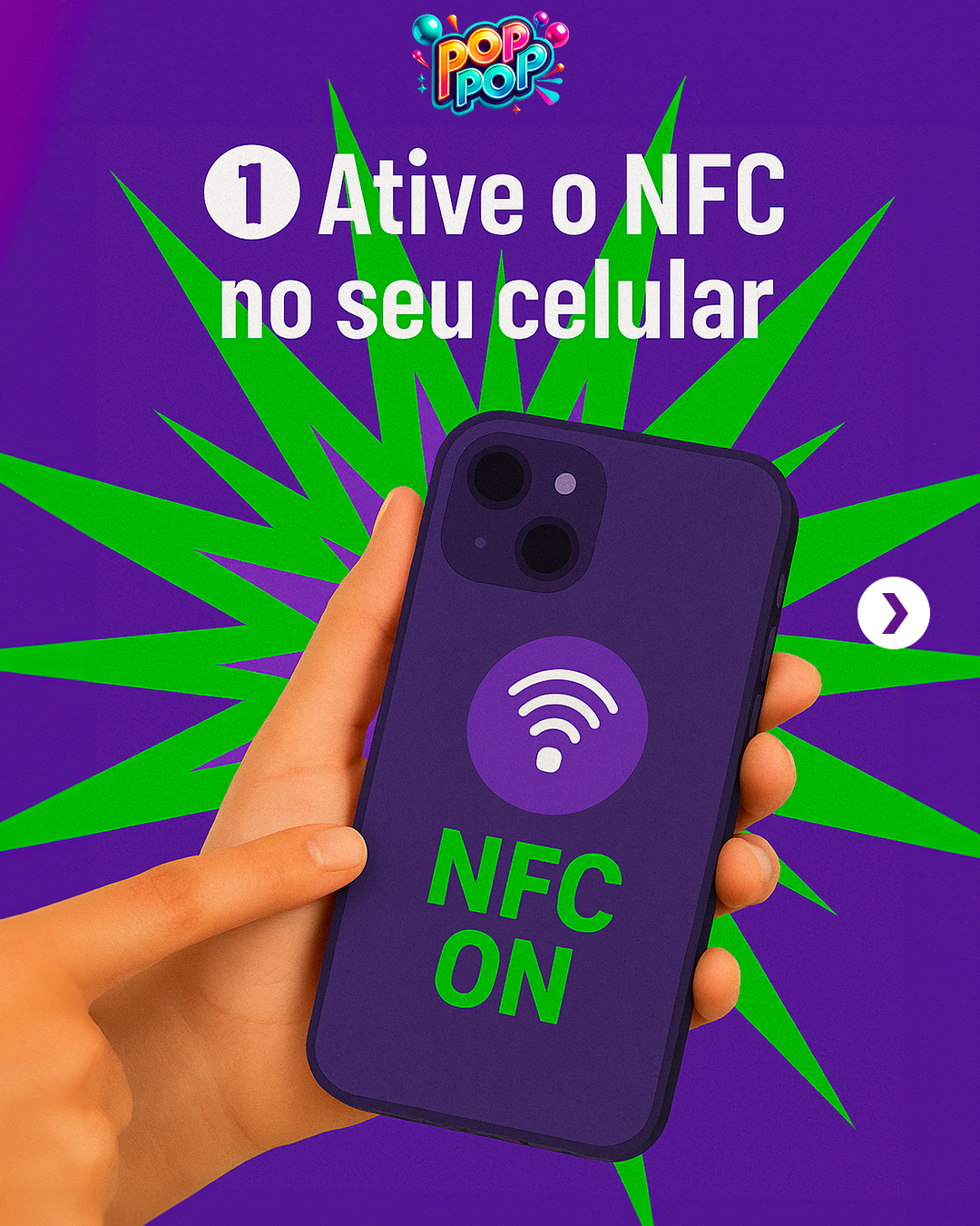 PopPop® e-Ink NFC – Mude a imagem da sua capinha com 1 toque (sem bateria!)